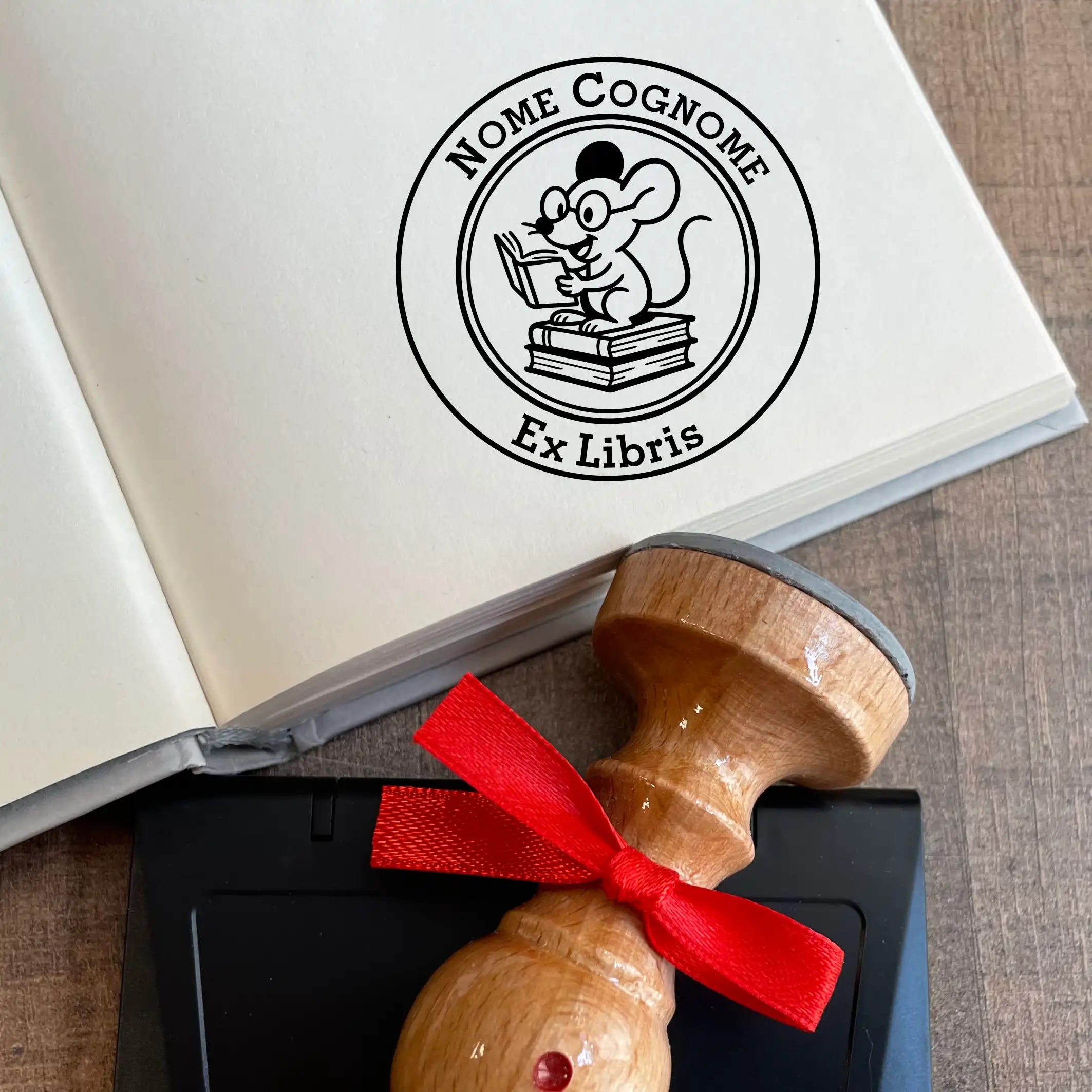 Stamp ex Libris Music - d. 40 mm