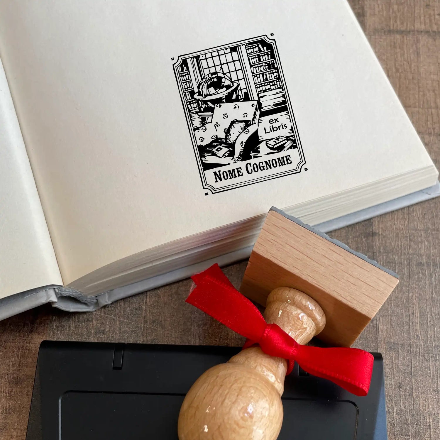 Ex Libris Bibliotheek Stempel - 30x40 mm