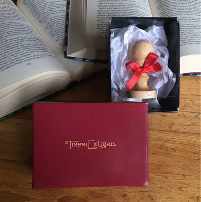 Timbro Ex Libris le Rose - 30x40 mm - timbriexlibris